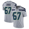 Kooe S.Seahawks #67 Charles Cross Player Gray Limited Vapor Untouchable Home Game Stitched Jerseys
