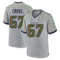 Kooe S.Seahawks #67 Charles Cross Player Grey 2025 Rivalries Collection Home Game Stitched Jerseys