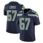 Kooe S.Seahawks #67 Charles Cross Player Navy Limited Vapor Untouchable Home Game Stitched Jerseys