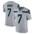 Kooe S.Seahawks #7 Uchenna Nwosu Player Gray Limited Vapor Untouchable Home Game Stitched Jerseys