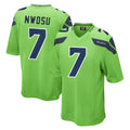 Kooe S.Seahawks #7 Uchenna Nwosu Player Green Home Game Stitched Jerseys