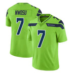 Kooe S.Seahawks #7 Uchenna Nwosu Player Green Limited Color Rush Home Game Stitched Jerseys