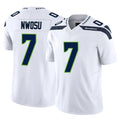 Kooe S.Seahawks #7 Uchenna Nwosu Player White Limited Vapor F.U.S.E. Home Game Stitched Jerseys