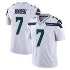 Kooe S.Seahawks #7 Uchenna Nwosu Player White Limited Vapor Untouchable Home Game Stitched Jerseys