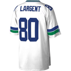Kooe S.Seahawks #80 Steve Largent Mitchell & Ness White Legacy Replica Jersey