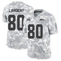 Kooe S.Seahawks #80 Steve Largent Player Arctic Camo Salute to Service Limited Stitched Jerseys