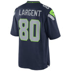 Kooe S.Seahawks #80 Steve Largent Player Navy Home Game Stitched Jerseys