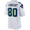 Kooe S.Seahawks #80 Steve Largent Player White Home Game Stitched Jerseys