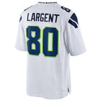 Kooe S.Seahawks #80 Steve Largent Player White Home Game Stitched Jerseys