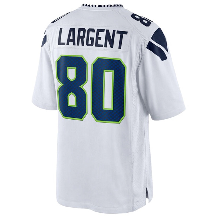 Kooe S.Seahawks #80 Steve Largent Player White Home Game Stitched Jerseys