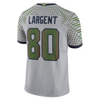Kooe S.Seahawks #80 Steve Largent Player Wolf Gray Rivalries Collection Limited Stitched Jerseys