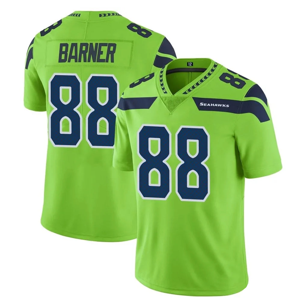 Kooe S.Seahawks #88 AJ Barner Player Green Limited Color Rush Home Game Stitched Jerseys