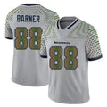 Kooe S.Seahawks #88 AJ Barner Player Grey Limited 2025 Rivalries Collection Home Game Stitched Jerseys