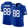 Kooe S.Seahawks #88 AJ Barner Player Royal Limited Throwback Vapor F.U.S.E. Home Game Stitched Jerseys