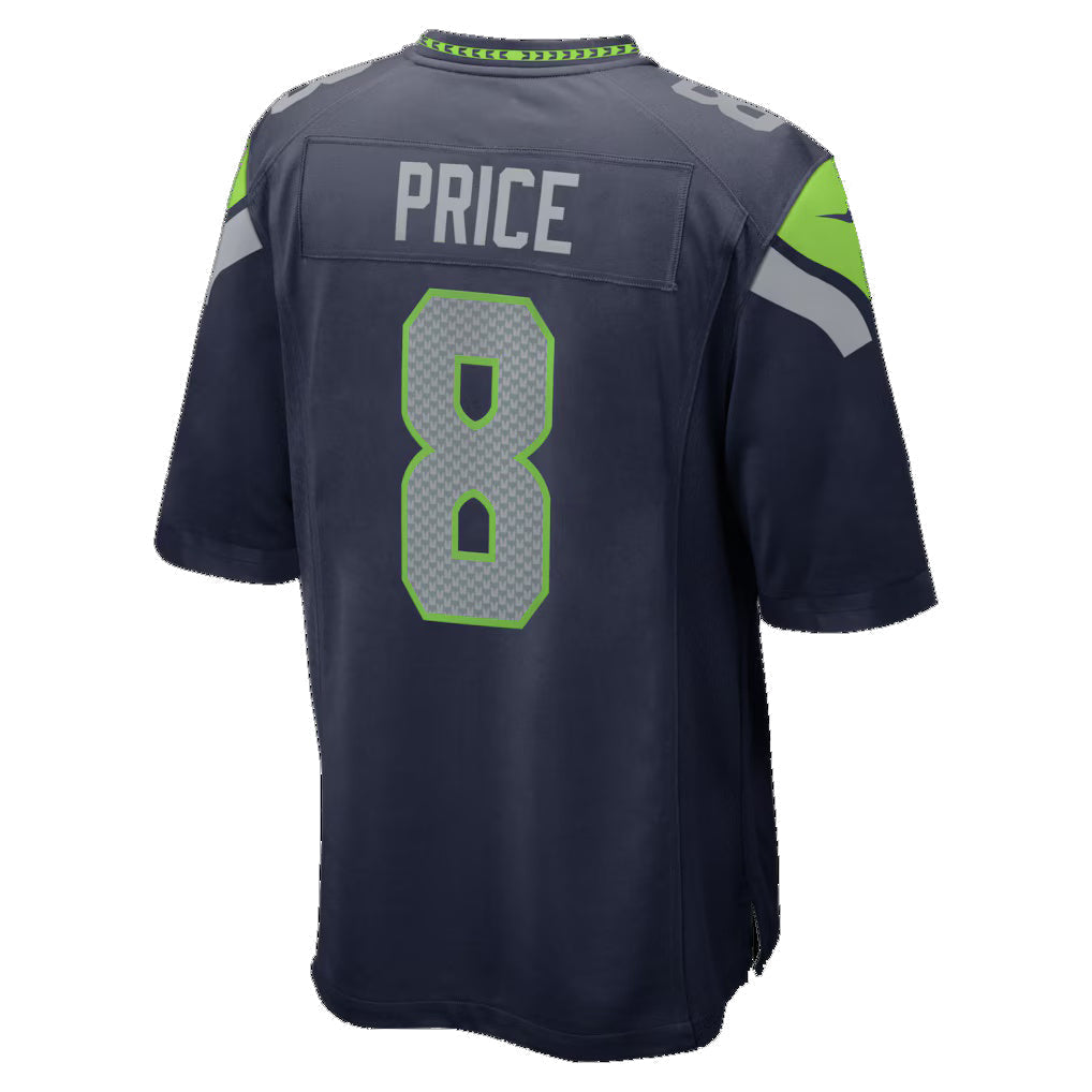 Kooe S.Seahawks #8 Jadarian Price College Navy 2026 Draft First Round Pick No. 32 Team Game Stitched Jerseys