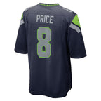 Kooe S.Seahawks #8 Jadarian Price College Navy 2026 Draft First Round Pick No. 32 Team Game Stitched Jerseys