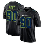 Kooe S.Seahawks #90 Jarran Reed Player Black Limited Fashion Home Game Stitched Jerseys