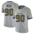 Kooe S.Seahawks #90 Jarran Reed Player Grey Limited 2025 Rivalries Collection Home Game Stitched Jerseys