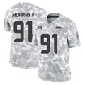 Kooe S.Seahawks #91 Byron Murphy II Player Arctic Camo Limited Salute To Service Home Game Stitched Jerseys