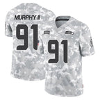 Kooe S.Seahawks #91 Byron Murphy II Player Arctic Camo Limited Salute To Service Home Game Stitched Jerseys