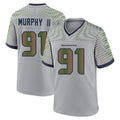 Kooe S.Seahawks #91 Byron Murphy II Player Grey 2025 Rivalries Collection Home Game Stitched Jerseys
