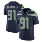 Kooe S.Seahawks #91 Byron Murphy II Player Navy Limited Vapor Untouchable Home Game Stitched Jerseys