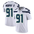Kooe S.Seahawks #91 Byron Murphy II Player White Limited Vapor Untouchable Home Game Stitched Jerseys