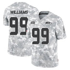 Kooe S.Seahawks #99 Leonard Williams Player Arctic Camo Limited Salute To Service Home Game Stitched Jerseys