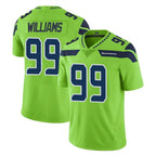 Kooe S.Seahawks #99 Leonard Williams Player Green Limited Color Rush Home Game Stitched Jerseys