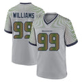 Kooe S.Seahawks #99 Leonard Williams Player Grey 2025 Rivalries Collection Home Game Stitched Jerseys