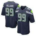 Kooe S.Seahawks #99 Leonard Williams Player Navy Home Game Stitched Jerseys