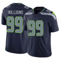 Kooe S.Seahawks #99 Leonard Williams Player Navy Limited Vapor F.U.S.E. Home Game Stitched Jerseys
