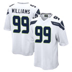 Kooe S.Seahawks #99 Leonard Williams Player White Home Game Stitched Jerseys