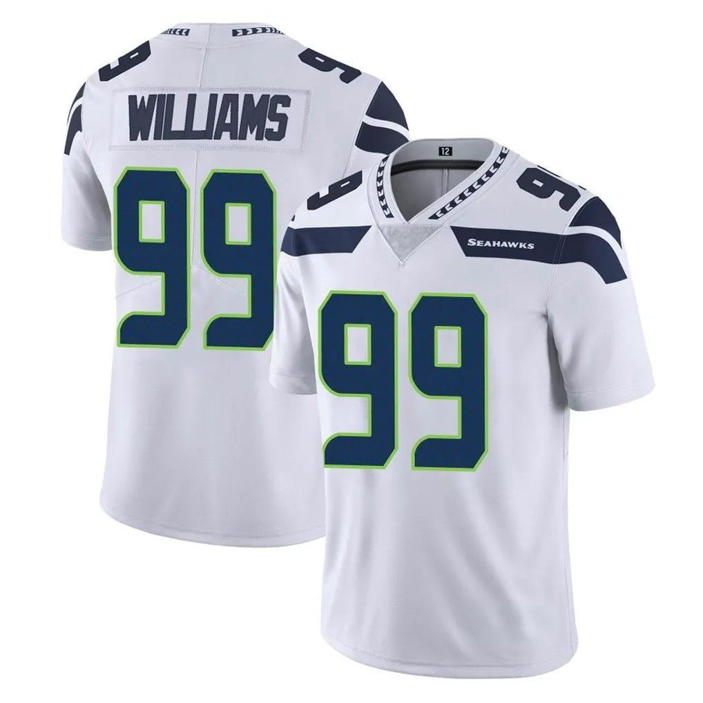 Kooe S.Seahawks #99 Leonard Williams Player White Limited Vapor Untouchable Home Game Stitched Jerseys