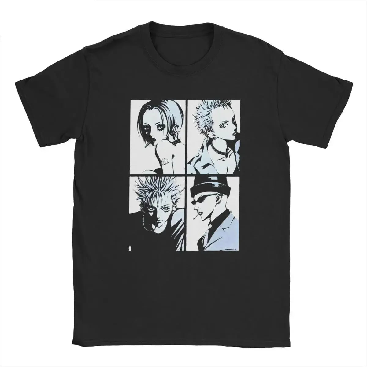 Cheap T-shirt Jerseys NANA Osaki T Shirt Casual Harajuku Streetwear Japanese Clothes T Shirt Fashion Rock Punk Short Sleeve Plus Size T Shirt Women