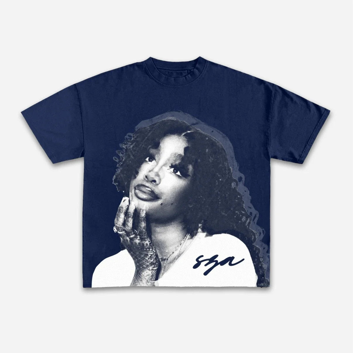 Cheap T-shirt Jerseys Vintage Sza Graphic Print Cotton Casual T-shirt  Men Y2K Summer Short Sleeves Oversize Y2K T-shirt Streetwear Women Tee Tops