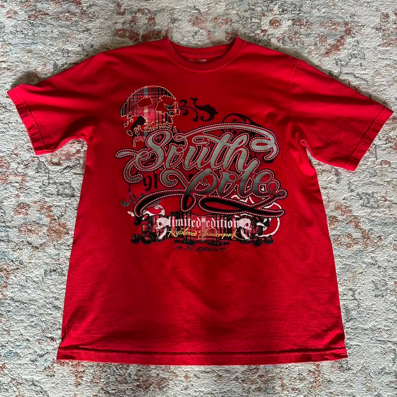 Cheap T-shirt Jerseys Summer Double-Sided Printed T-Shirt Mens American Hip-Hop High Street Fashion Baggy Short-Sleeved Unisex Street Style Tee