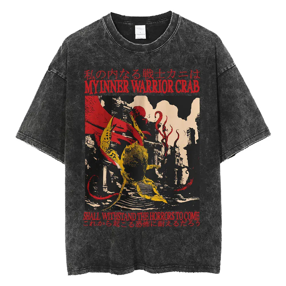 Cheap T-shirt Jerseys New Arrival I Have Made It Awkward I Will Be Taking My Leave Meme Japan Spider Crab Funny Short Sleeved Round Neck Y2k Tshirt