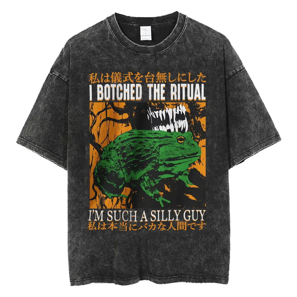 Cheap T-shirt Jerseys New Arrival I Have Made It Awkward I Will Be Taking My Leave Meme Japan Spider Crab Funny Short Sleeved Round Neck Y2k Tshirt