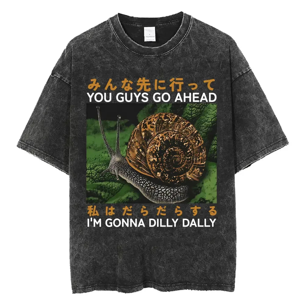 Cheap T-shirt Jerseys New Arrival I Have Made It Awkward I Will Be Taking My Leave Meme Japan Spider Crab Funny Short Sleeved Round Neck Y2k Tshirt
