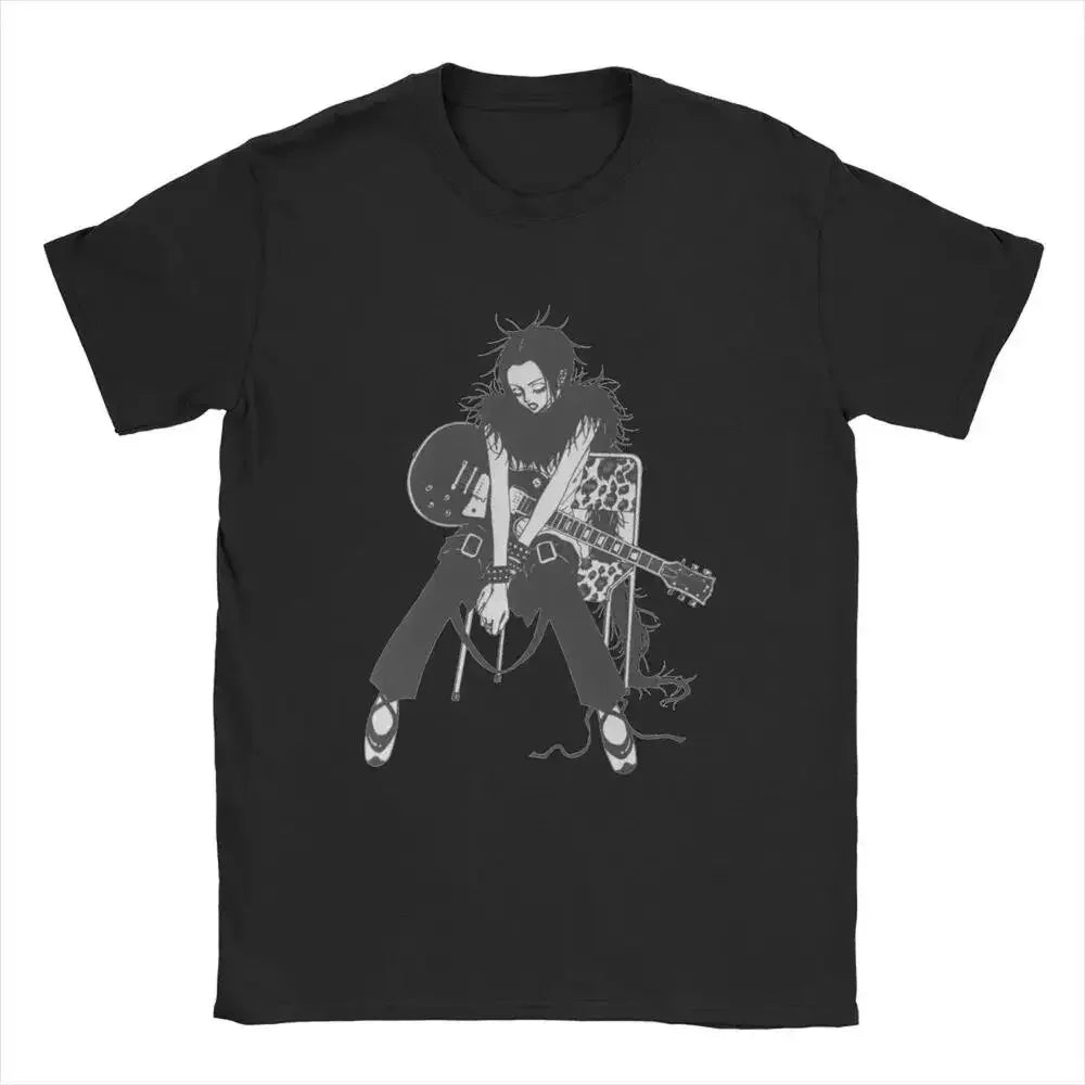 Cheap T-shirt Jerseys NANA Osaki T Shirt Casual Harajuku Streetwear Japanese Clothes T Shirt Fashion Rock Punk Short Sleeve Plus Size T Shirt Women
