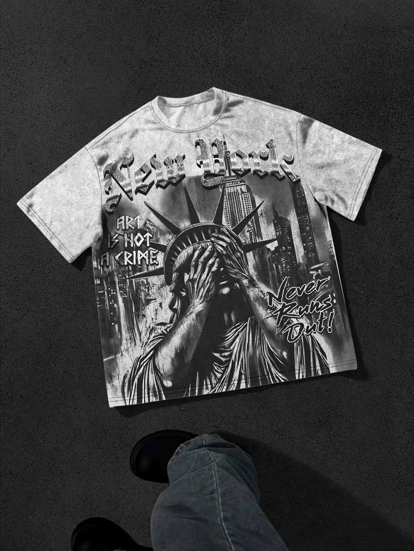 Cheap T-shirt Jerseys The 2026 summer new men's T-shirt features a casual fashionable comfortable soft and breathable 3D pattern print