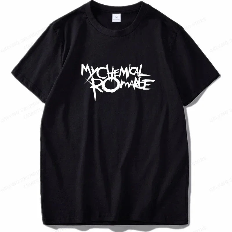 Cheap T-shirt Jerseys My Chemical Romance T Shirt Women Fashion Cotton T-shirts Cool Hip Hop Men Tshirt Casiual Summer Vintage Anime Unisex Top Tee