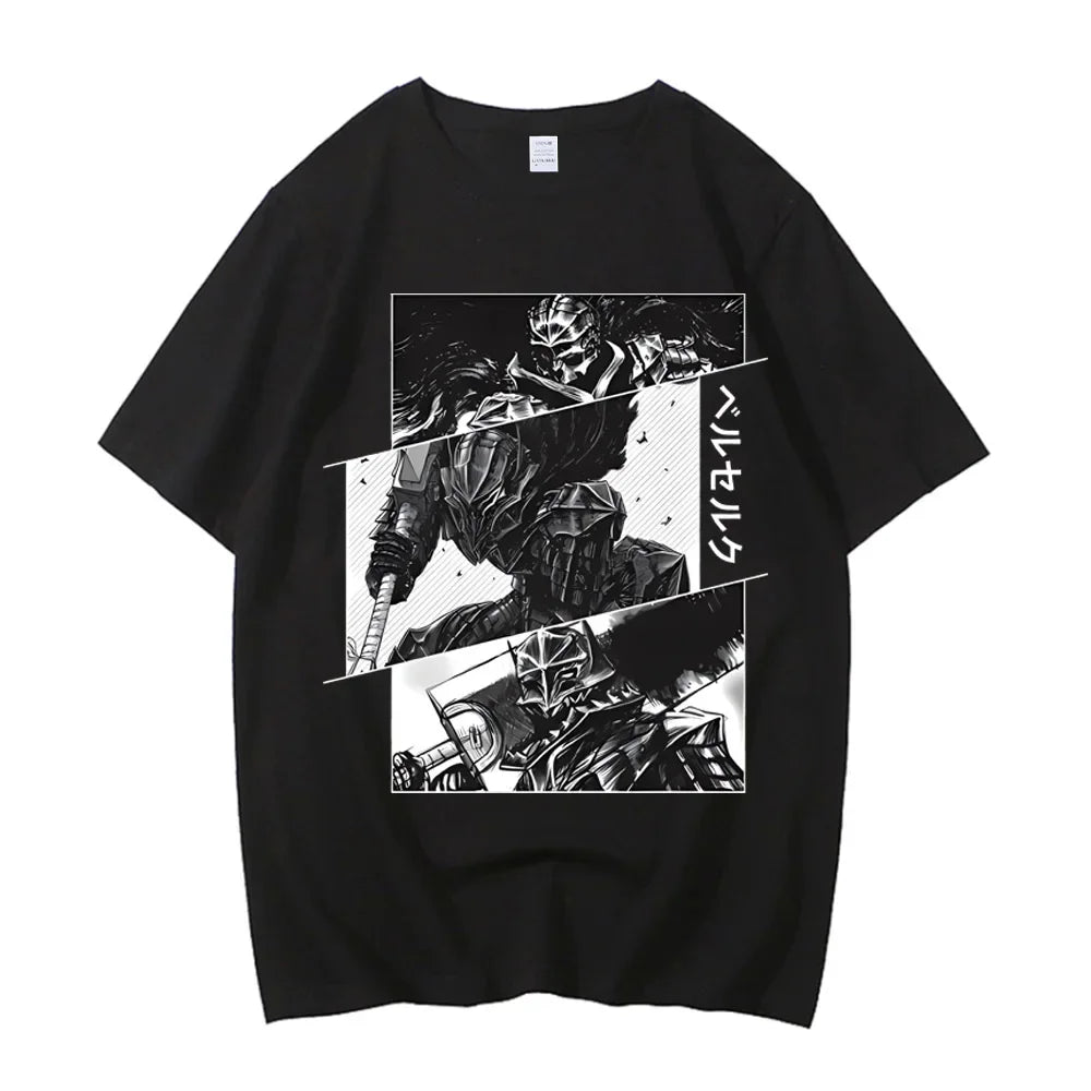 Cheap T-shirt Jerseys Anime Berserk T-shirt Summer Women's Short Sleeve T-shirt Printed Top 2025 Trendy T-shirt Fan Clothing Graphic T Shirts Y2K Top