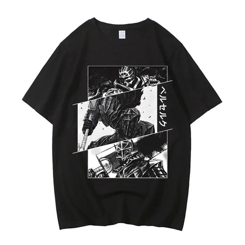 Cheap T-shirt Jerseys Anime Berserk T-shirt Summer Women's Short Sleeve T-shirt Printed Top 2025 Trendy T-shirt Fan Clothing Graphic T Shirts Y2K Top