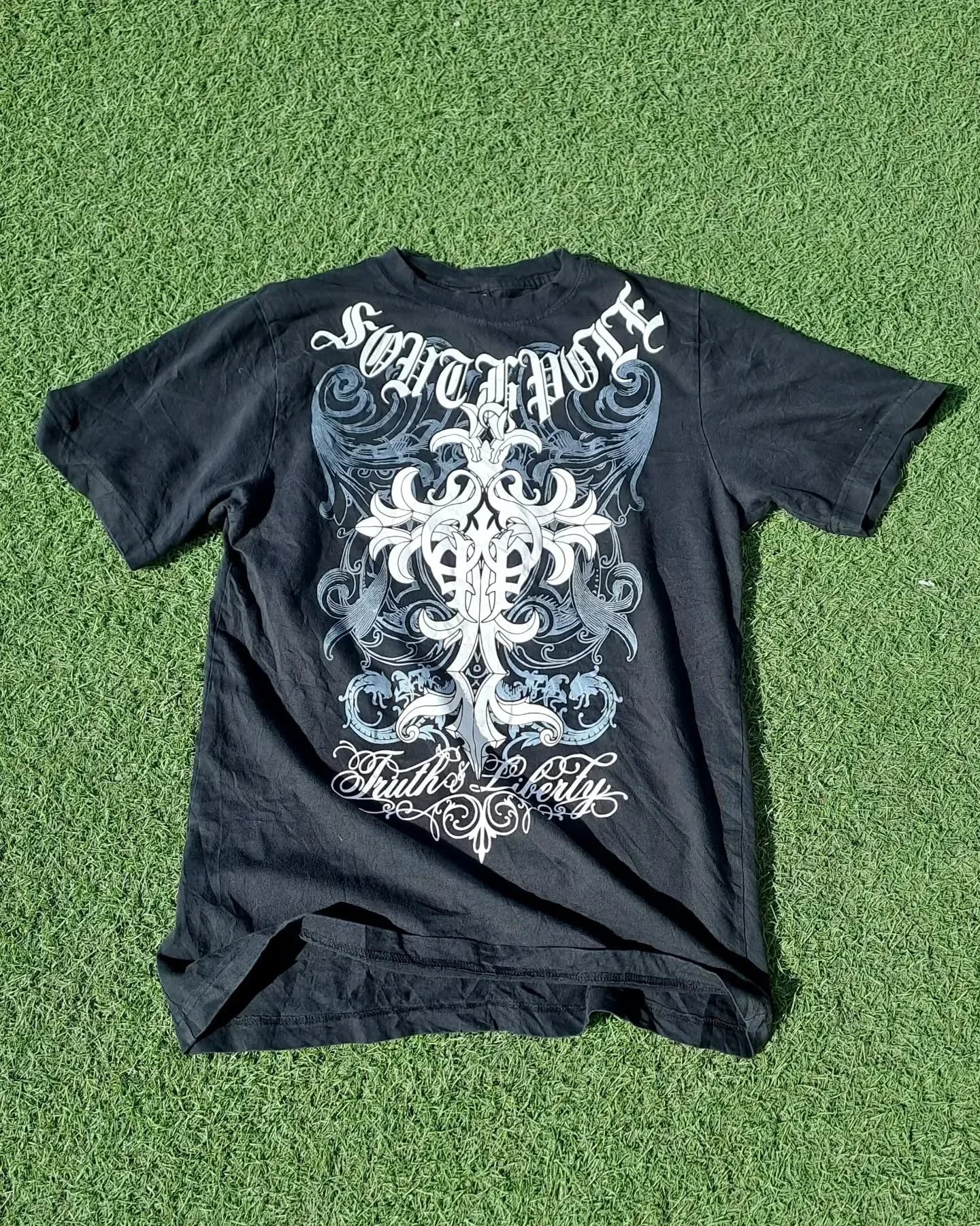 Cheap T-shirt Jerseys MMA ELITE Cross Skull Print Green Y2K T Shirt Men Loose Fit Streetwear Graphic Tee Oversized Glow Dark Party Ins Popularity Tops