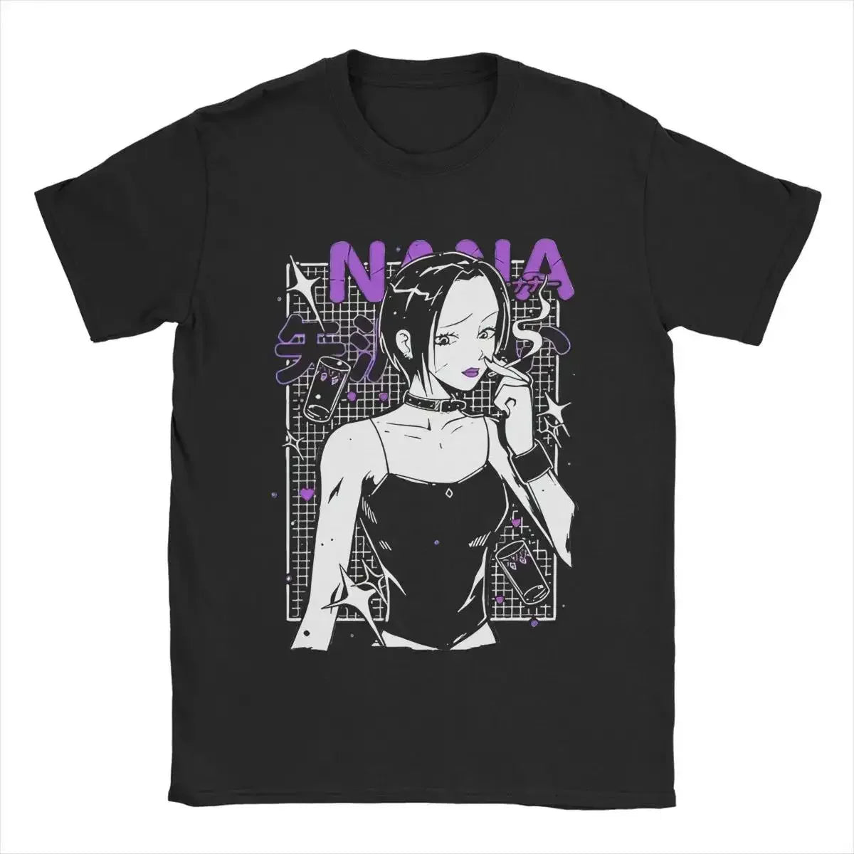 Cheap T-shirt Jerseys NANA Osaki T Shirt Casual Harajuku Streetwear Japanese Clothes T Shirt Fashion Rock Punk Short Sleeve Plus Size T Shirt Women