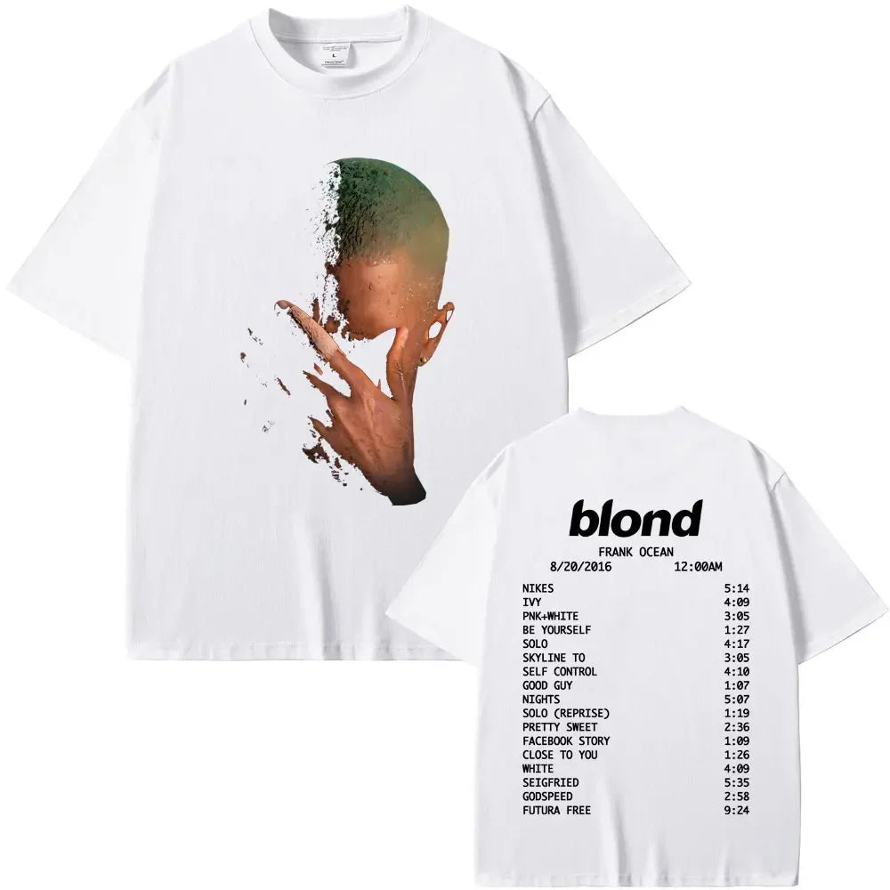 Cheap T-shirt Jerseys Rapper Frank Fashion Vintage Graphic T-shirts Men Women Ocean Hip Hop Trend T Shirts Blond  T-shirt Man Tshirt