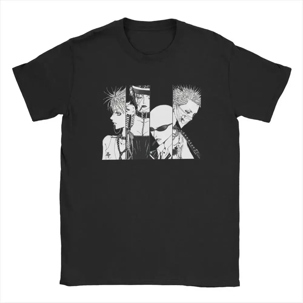 Cheap T-shirt Jerseys NANA Osaki T Shirt Casual Harajuku Streetwear Japanese Clothes T Shirt Fashion Rock Punk Short Sleeve Plus Size T Shirt Women