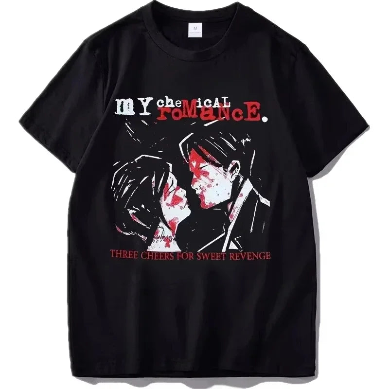 Cheap T-shirt Jerseys My Chemical Romance T Shirt Women Fashion Cotton T-shirts Cool Hip Hop Men Tshirt Casiual Summer Vintage Anime Unisex Top Tee